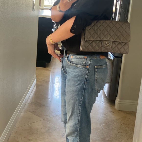 Authentic Chanel Perforated Quilted Clutch with chain - Picture 14 of 16